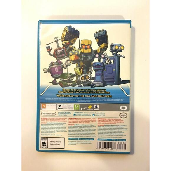 Star Fox Guard [Not For Resale] (Nintendo Wii U, 2016) Box & Game Disc US Seller - Picture 2 of 6
